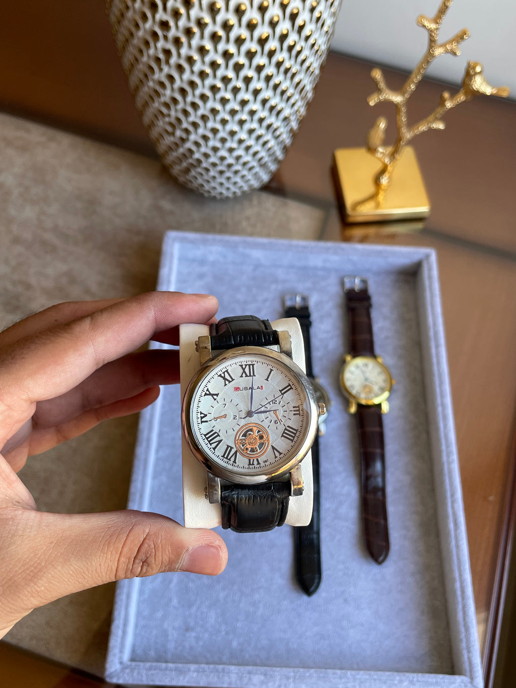 ساعة ⌚️ كلاسيكية 💫